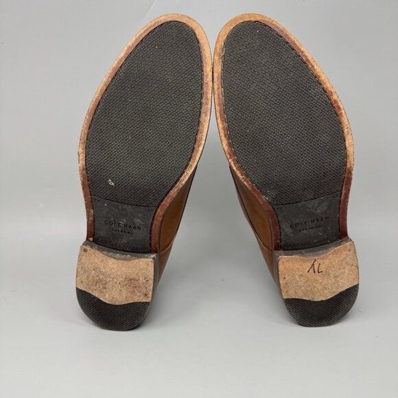 Cole Haan Men\'s Harrison Grand 2.0 Cap Toe Monk Strap Dress Shoes Size 9M Brown main image 6